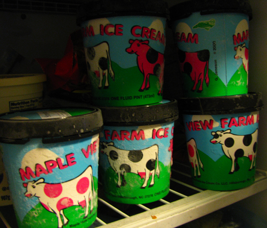 Maple View Dairy ice cream